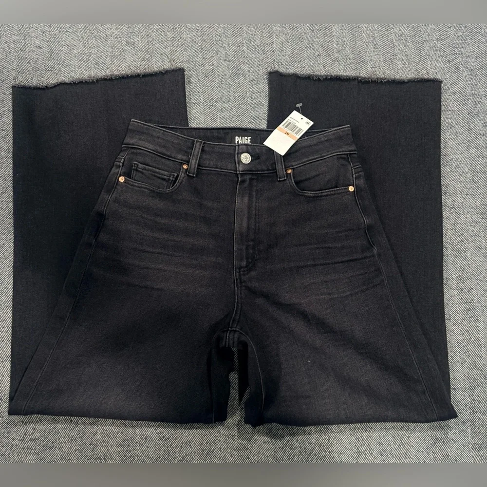 Paige Anessa  Wide Leg Jean | color: black lotus | size: 26 - Picture 3 of 8